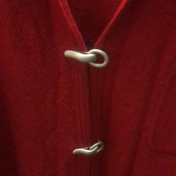 Vintage Cambridge Classics, wool cardigan sweater with metal closures, pockets - Picture 7 of 13